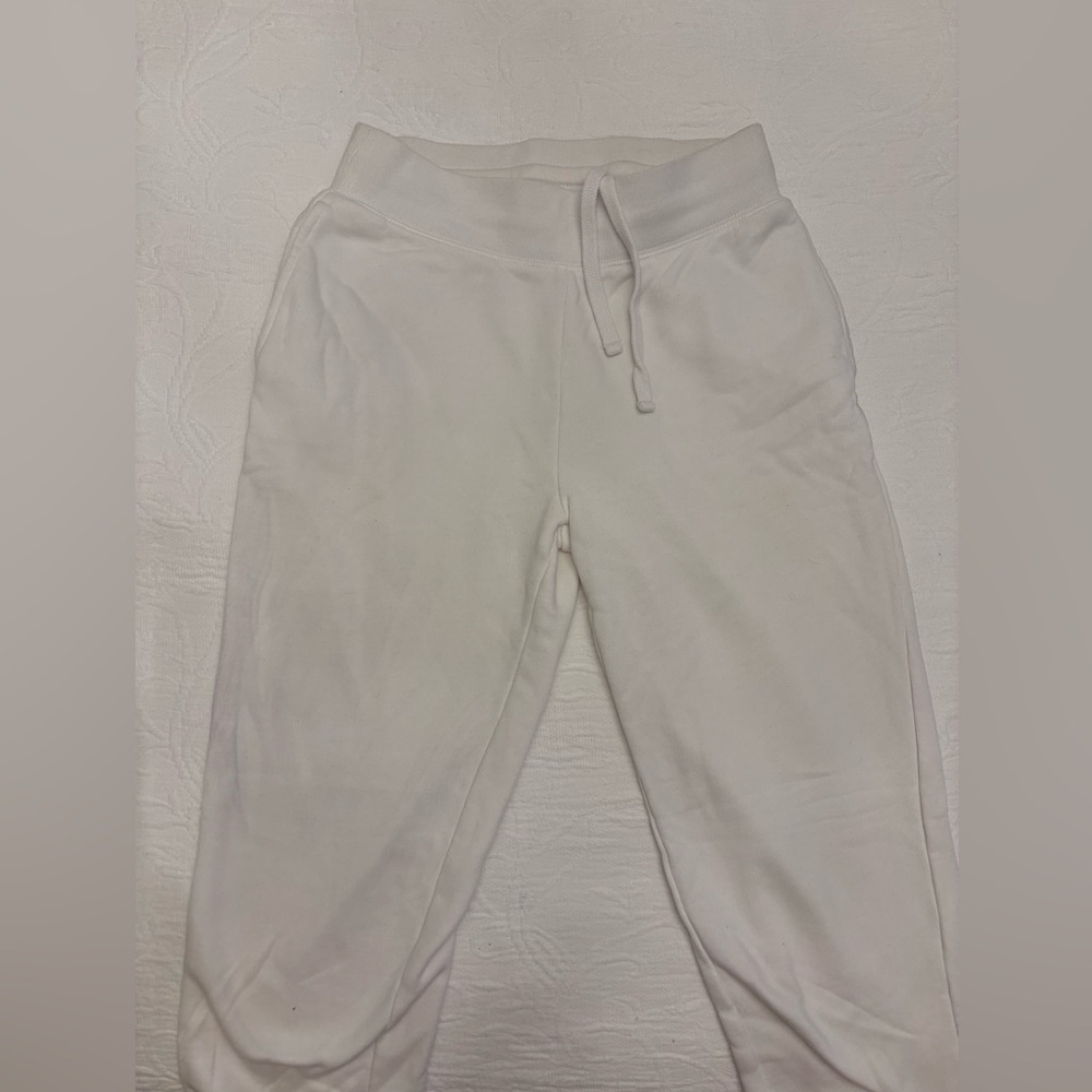 TNA White Sweatpants Comfortable Joggers